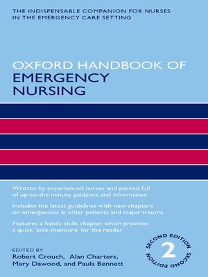 cover image of Oxford Handbook of Emergency Nursing